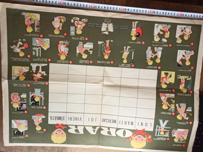 CALENDAR MARE, DE PERETE, 1961