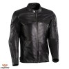 Geaca (jacheta) barbati pentru scuter - motocicleta piele Urban/Heritage Ixon All season model Cranky MS culoare: negru Negru 4XL