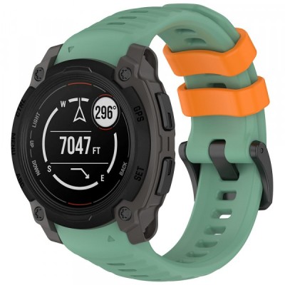 Curea Techsuit W076 pentru Garmin Instinct E 40mm, Verde Deschis foto
