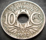 Cumpara ieftin Moneda istorica 10 CENTIMES - FRANTA, anul 1922 * cod 3954, Europa