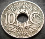 Cumpara ieftin Moneda istorica 10 CENTIMES - FRANTA, anul 1922 * cod 3954