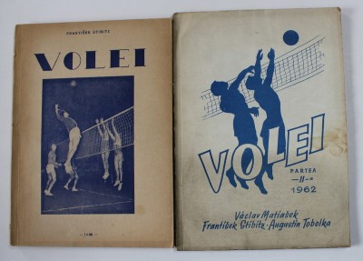 VOLEI de FRANTISEK STIBITZ ...AUGUSTIN TOBOLKA , VOLUMELE I - II , 1959 - 1962 foto