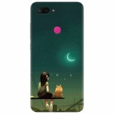 Husa silicon pentru Xiaomi Mi 8 Lite, Cat And Girl