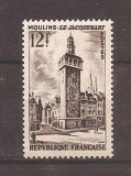 Franta 1955 - Clopotnița din Moulins, MNH, Nestampilat