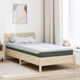 Cumpara ieftin Saltea Alb și gri 100 x 200 cm Arcuri din buzunar