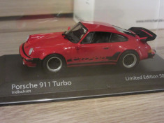 Macheta Porsche 911 turbo Minichamps 1:43 foto