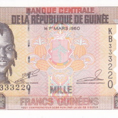 Bancnota Guineea 1.000 Franci 1998 - P37 UNC