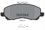 Set placute frana TEXTAR 2358403