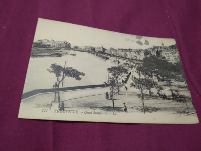 CARTE POSTALA --TROUVILLE FRANTA INTERBELICA NECIRCULATA foto