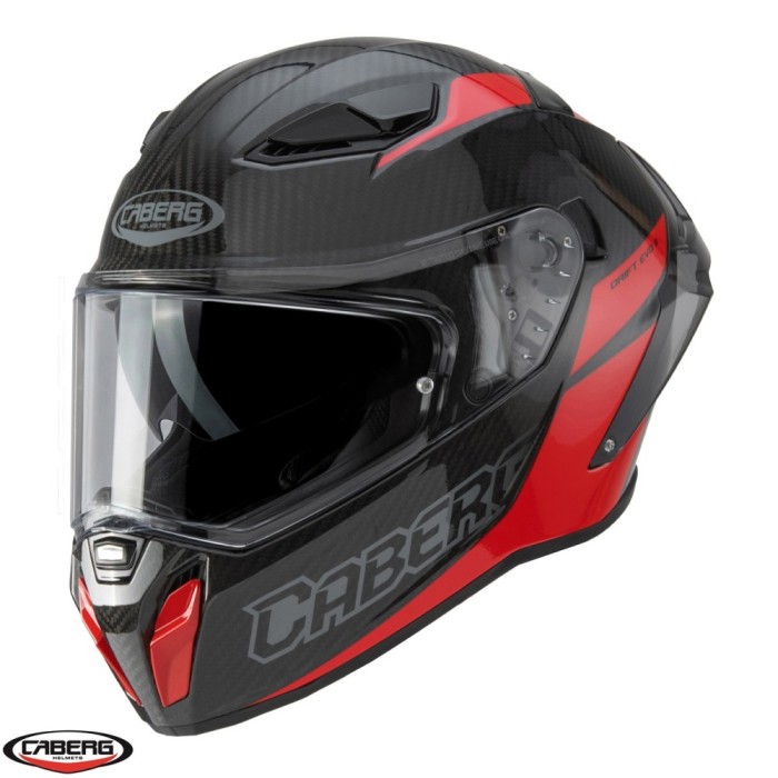 Casca integrala pentru scuter - motocicleta Caberg model Drift Evo II Carbon Nova N5 rosu Pinlock ready &ndash; lentila Pinlock &ndash; 100% carbon XL (61/62cm)