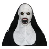 Mască Horror Călugăriță Demonică &ndash; Latex Realist pentru Halloween