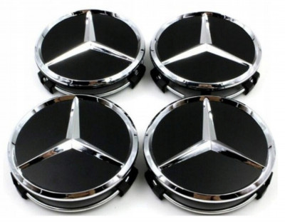 Embleme Mercedes 75 mm set de 4 piese foto