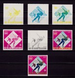 Cumpara ieftin ✅(S46)1976 Guinea &quot;Olimp.Innsbruck &#039;76&quot;,patinaj PROOF ned.+6 faze de tipar,MNH, Nestampilat