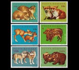 1972 - Pui de animale sălbatice, serie neuzata