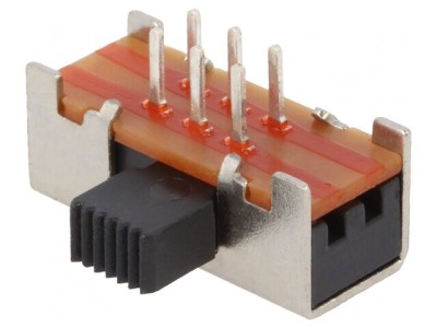 Comutator Glisant SPDT ON-ON 0,3A 30VDC PCB THT foto