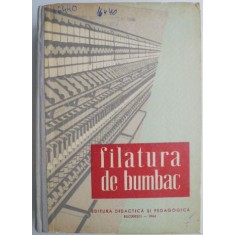 Filatura de bumbac Manual pentru scoli profesionale