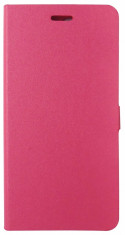 Husa tip carte cu stand Magnet Book roz inchis pentru Allview P8 Energy foto