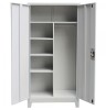 Vestiar Metalic Premium 90x40x192 cm, 4 Polite, Bara Haine, Gri, 60kg/polita