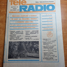 revista tele radio 20-26 noiembrie 1983