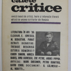 CAIETE CRITICE , REVISTA LUNARA DE CRITICA , TEORIE SI INFORMATIE LITERARA , NR. 3 , 1991