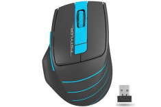 Mouse wireless A4Tech FG30 gaming 2000DPI USB albastru foto