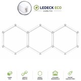 Cumpara ieftin Lumina LED Hexagonala , 3 Module 98x244CM - Garaj, Dormitor, Camera Gaming, Spatii Private