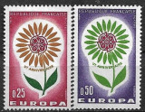 B2754 - Franta 1964 - Europa-cept 2v.,neuzat,perfecta stare, Nestampilat