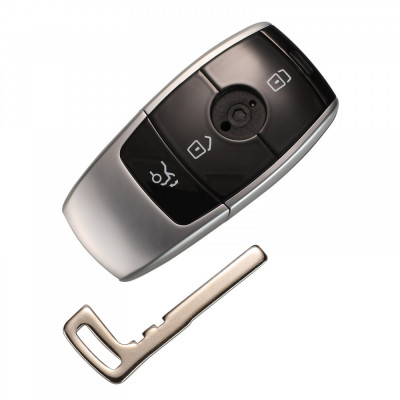 Carcasa Cheie Mercedes 4 Butoane Smartkey Mercedes 2017+ cu Logo foto