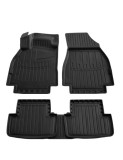Set covorase auto din cauciuc tip tavita pentru Renault Megane II (2002-2009)