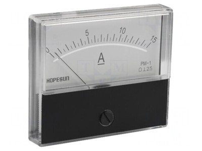 Ampermetru Panou DC 0-15A 70x60mm AIM7015A foto
