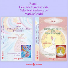 Pachet 2 carti - rumi - cele mai frumoase texte - marius ghidel carte