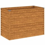Cumpara ieftin Pat de gradina inaltat 100x50x69 cm, otel corten