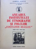 Anuarul Institutului de etnografie si folclor (Editia: 1994)
