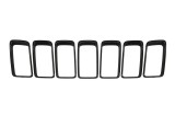 Cadru radiator Jeep Grand Cherokee (Wk2), 04.2013-10.2016, 7 piese; negru; complet, Aftermarket