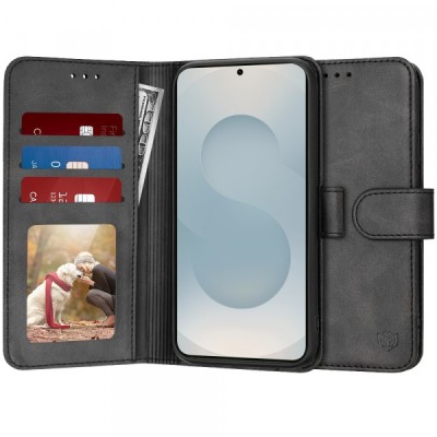 Husa pentru Samsung Galaxy S25 Edge S937, Techsuit, Diary Book, Neagra foto