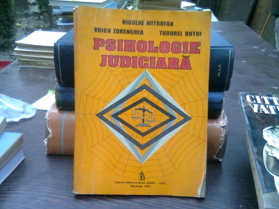 Psihologie judiciara - Nicolae Mitrofan foto