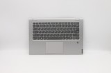 Carcasa superioara cu tastatura palmrest Laptop, Lenovo, IdeaPad C340-14IML Type 81TK, 81XN, 5CB0U42110, AM2GA000810, cu slot fingerprint, iluminata,