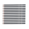 Set 12 Creioane DACO, Negre, din Lemn Hexagonal, Mina 2B, Creion 2B, Creioane 2B, Creion Daco 2B, Set Creioane 22B, Creion Negru Daco, Creion Negru Da