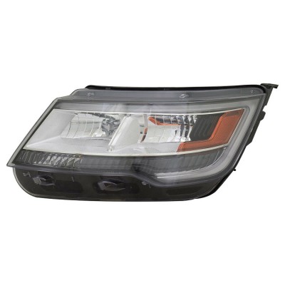 Far FORD EXPLORER (U502), 01.2015-, partea Stanga, TYC, Tip=USA; tip bec HB3+LED+PY27/7W; manual; argintiu; halogen foto