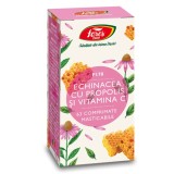 Echinacea cu propolis si vitamina C, 63 comprimate, Fares