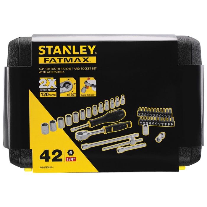 Stanley FMMT82683-1 Set tubulare FM 1/4&quot; - 42 piese ProAdvanced PowerfulTools