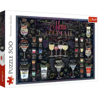PUZZLE TREFL 500 MENIUL DE COCKTAILURI foto