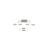 Set accesorii saboti frana Volvo C70 2 Convertible (542) 03.06-12.13, S60 I (384) 07.00-04.10, S80 2 (124) 03.06-12.16, V70 2 (285) 11.99-12.08, Xc90