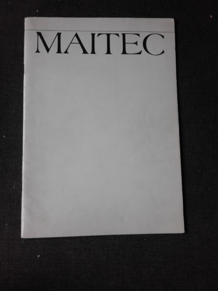 OVIDIU MAITEC, EXPOZITIE DE SCULPTURA, SALA DALLES, BUCURESTI 1985