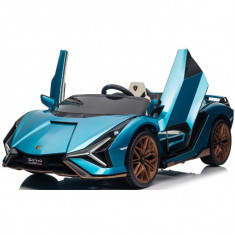 Masinuta electrica RC Lamborghini Sian 12V albastru