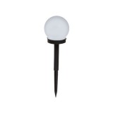 Lampa solara LED, Sferica, Tip Glob Flippy, Diametru 10 cm, Alb cald