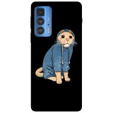 Husa compatibila cu Motorola Moto G22 model Tracksuit, Silicon, TPU, Viceversa, Transparent, Carcasa