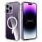 Husa iPhone 14 Pro Max Techsuit Shockproof Clear Silicone MagSafe, transparenta
