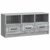 vidaXL Cabinet TV Sonoma gri 102 x 34,5 x 47 cm Lemn prelucrat 895831
