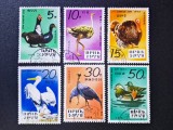 Coreea de Nord (DPR Korea) 1979 Grădina Zoologică Centrală din Pyongyang / Păsări Serie Completa 6v Ștampilat - A90